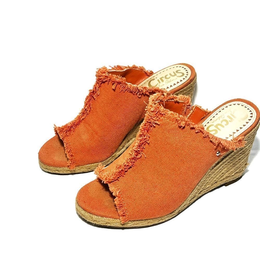 Circus by Sam Edelman Orange Baker Wedges {Size 7.5} - Picture 5 of 12